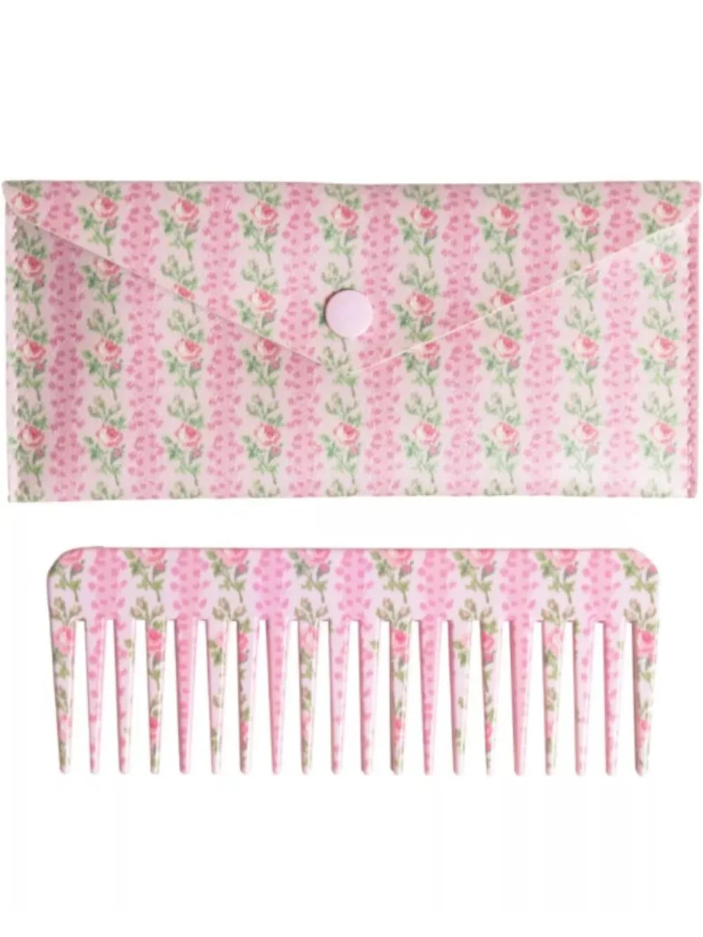 LoveShackFancy x Target WetBrush Blooming Heirloom Comb with Case - NWT